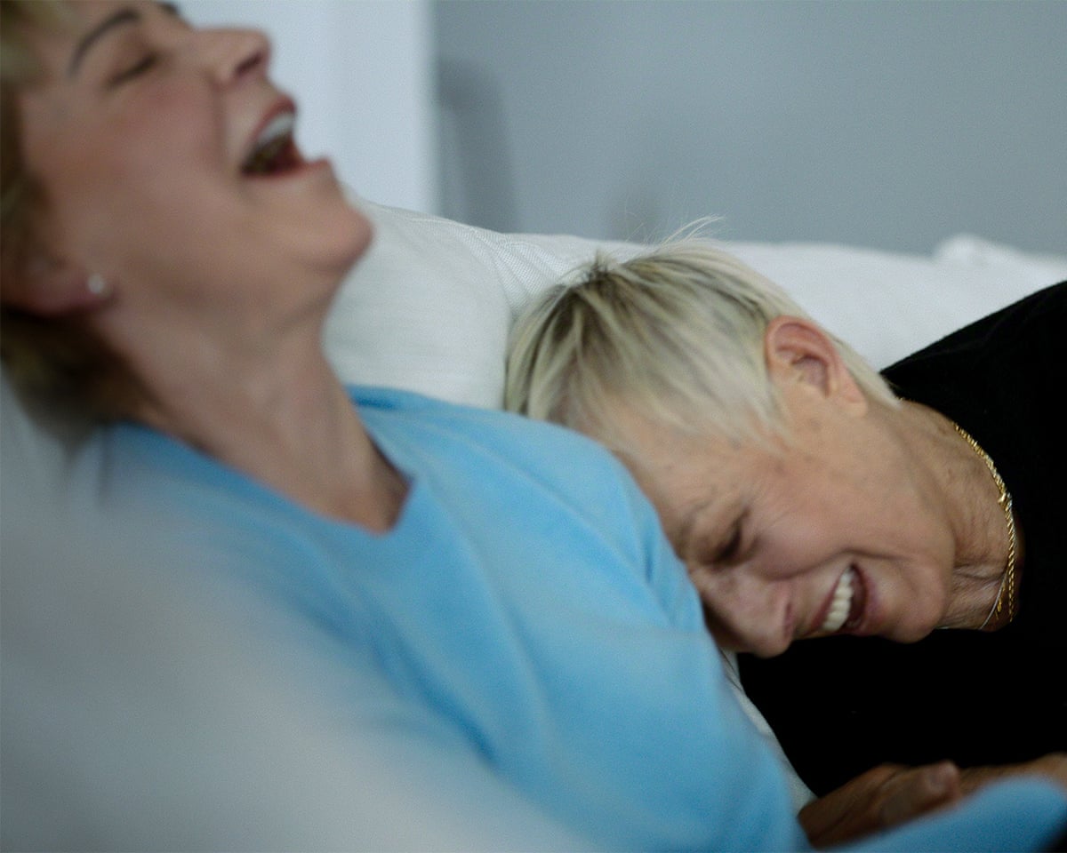 Chris Evert and Martina Navratilova in the new Netflix documentary Chris & Martina: The Final Set.