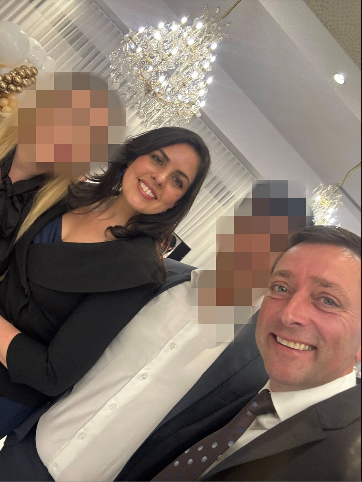 A selfie taken by Matthew Guy alongside Moira Deeming at a community event on 23 May 2026. Melbourne. Australia