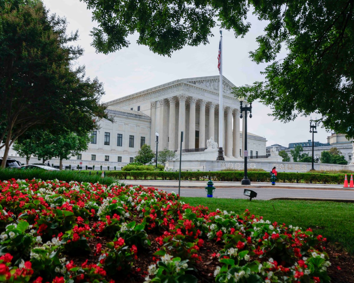 The supreme court in Washington DC.