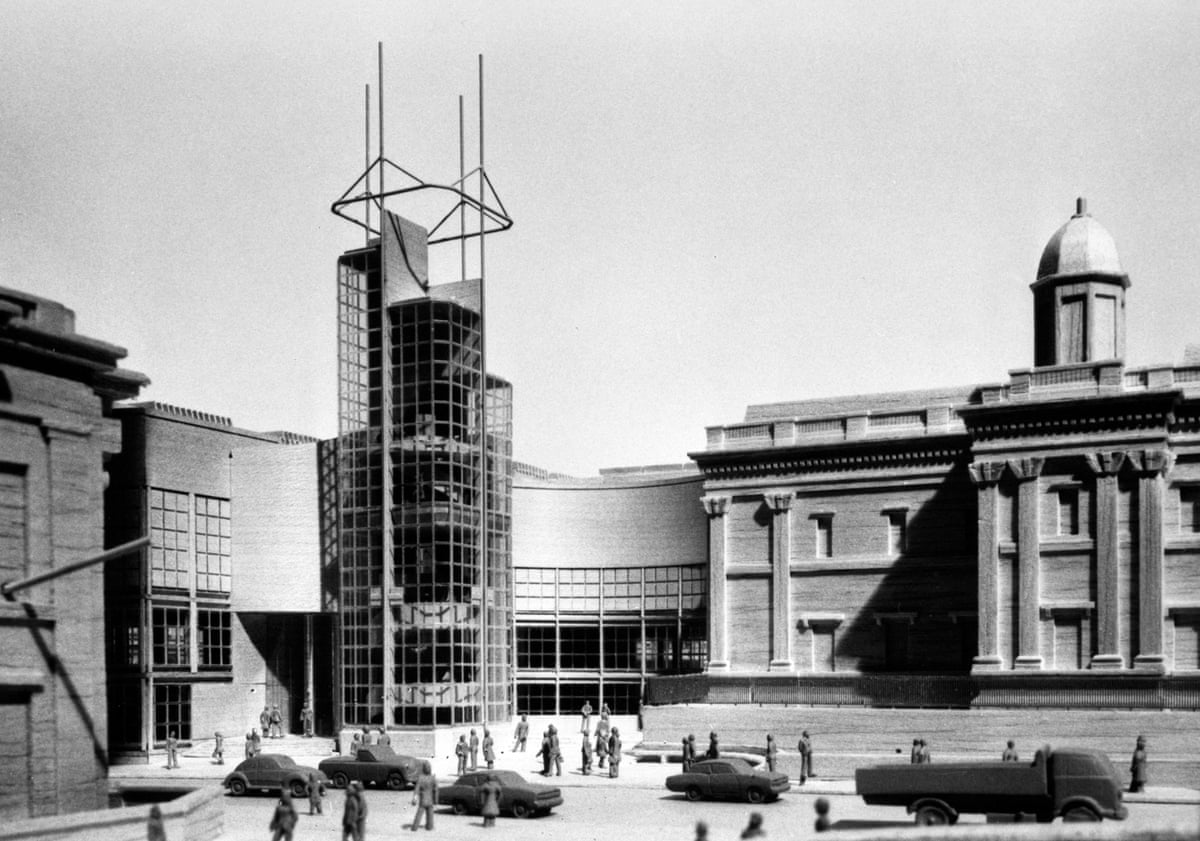 The extension plan for the National Gallery in London, designed by ABK, and abandoned in 1984 after criticism by the then Prince of Wales.