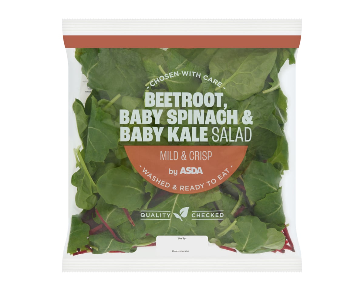Asda Beetroot, Baby Spinach & Baby Kale Salad 120g