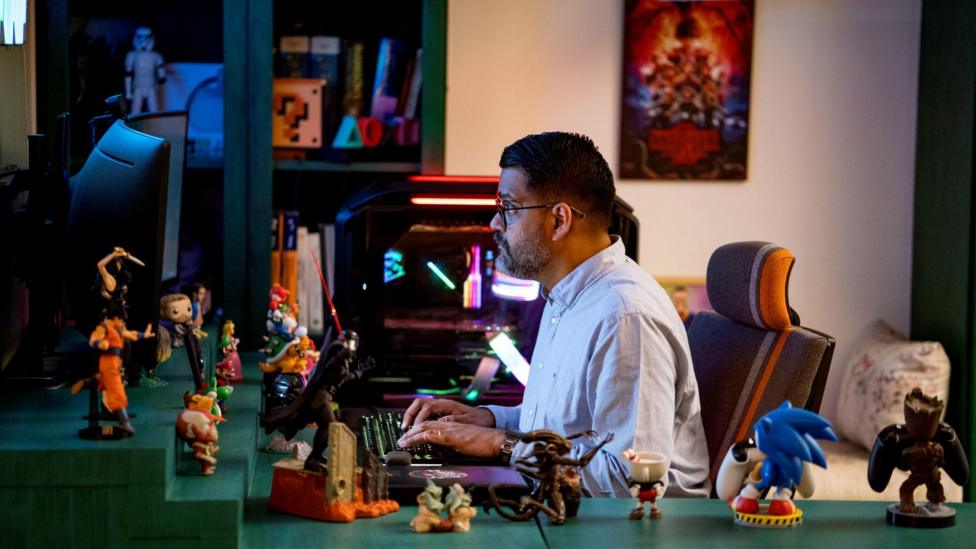 Dr Philips, an avid gaming enthusiast, has a sophisticated gaming set-up at his home in Kerala