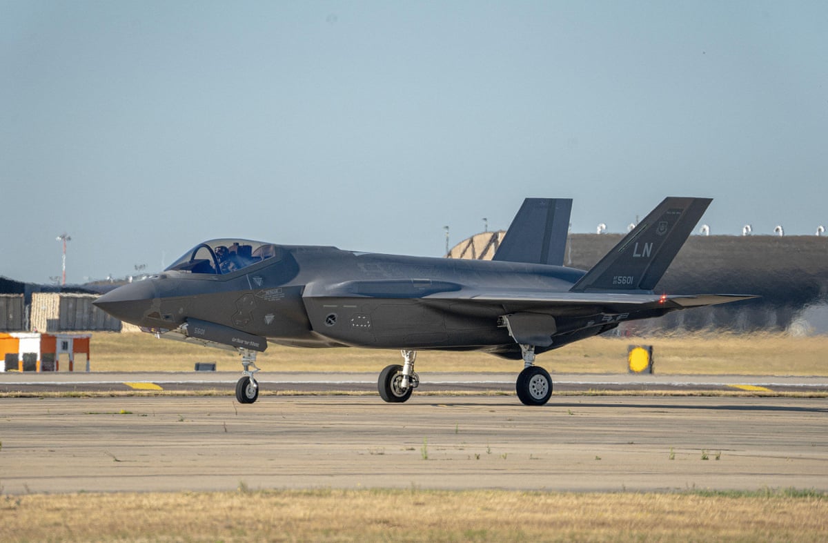 An F-35 at RAF Lakenheath.