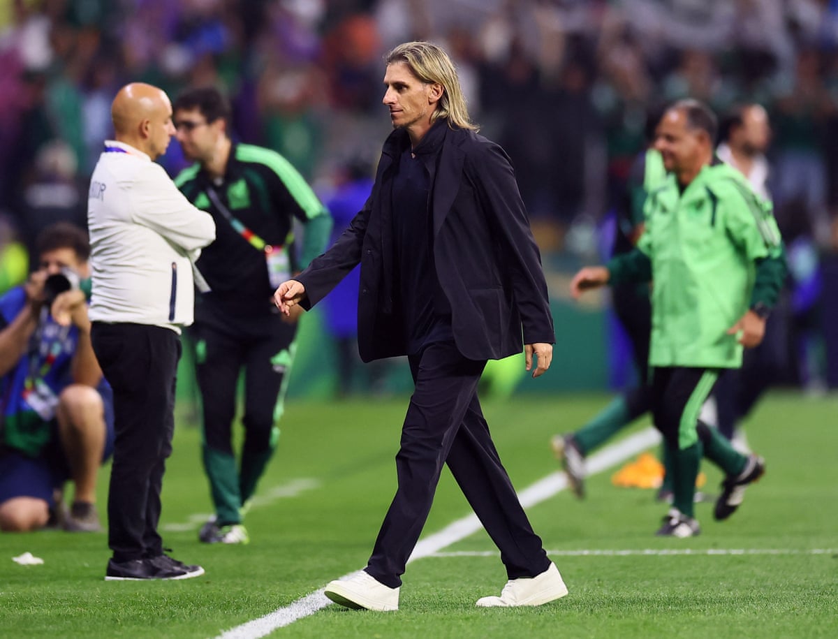 Sebastian Beccacece on the touchline