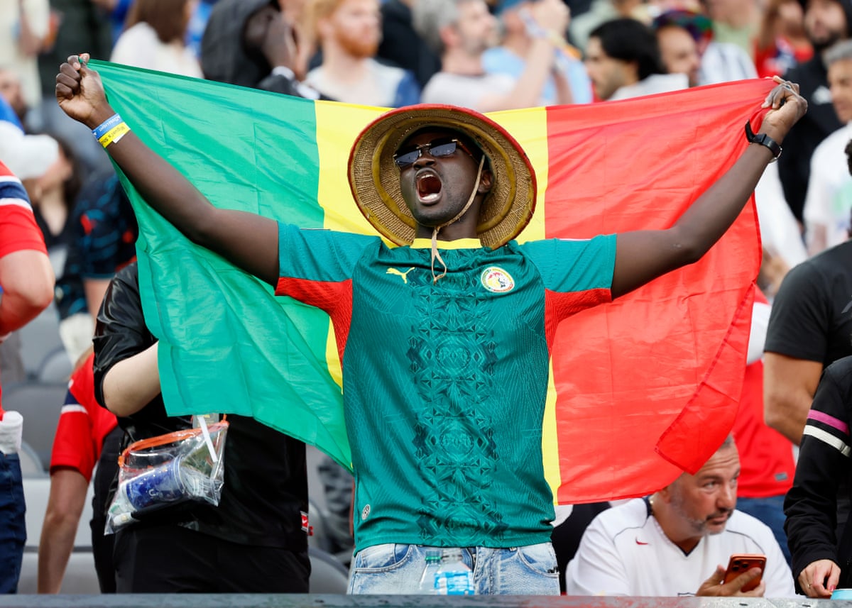 a person with a flag