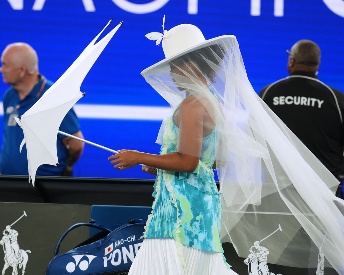 Naomi Osaka makes another fashion statement at the Australian Open in January