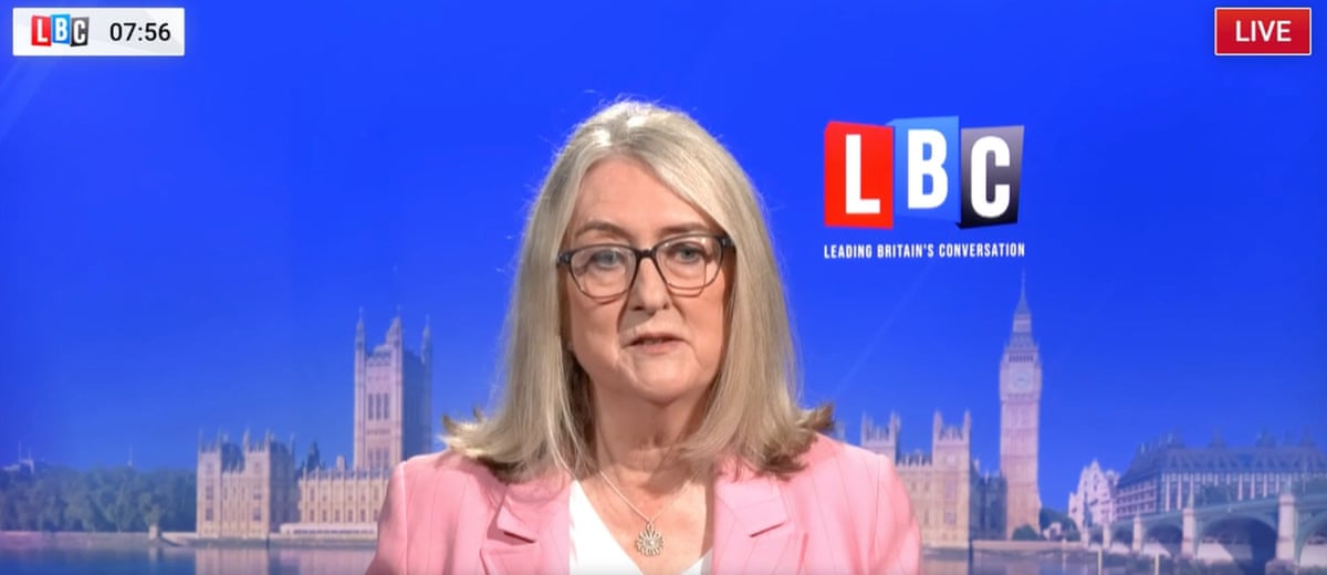 Jacqui Smith on LBC this morning