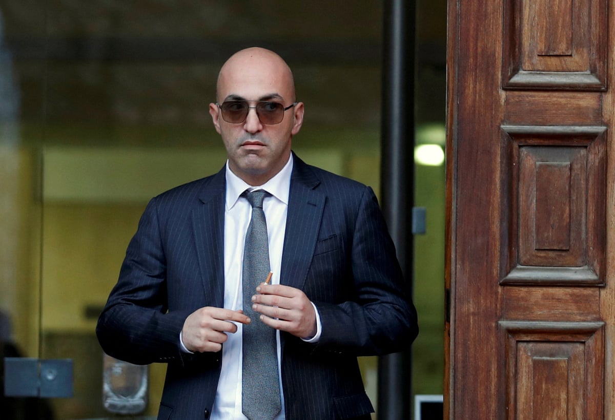 Yorgen Fenech leaving the courts of justice in Valletta in 2019.