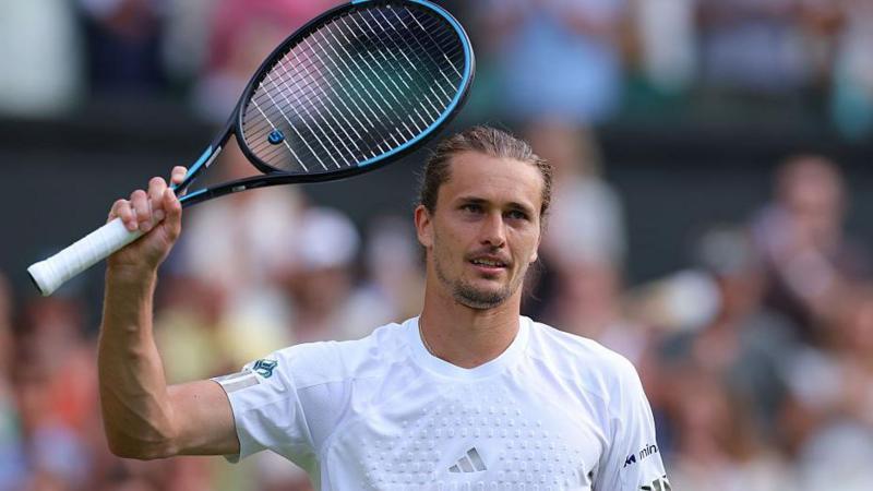 Alexander Zverev celebrates win