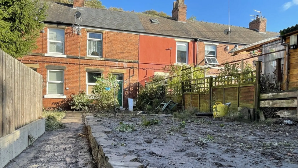 A terraced home 