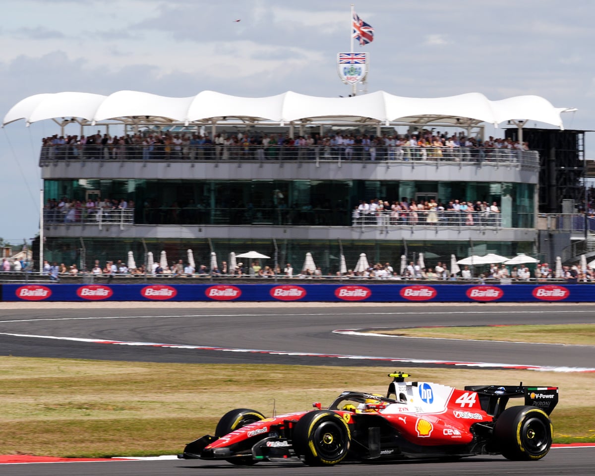 Lewis Hamilton in action