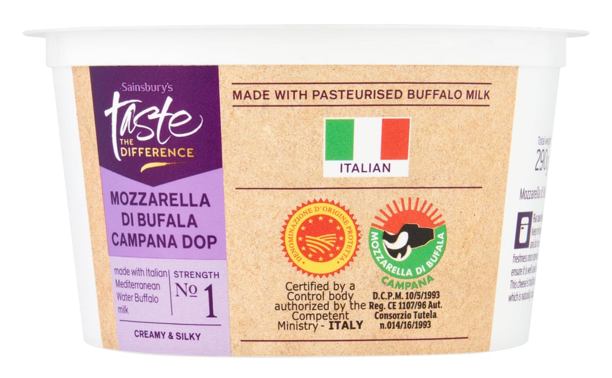 Sainsbury’s Buffalo Mozzarella, Taste the Difference 125g