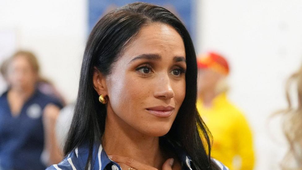 Meghan, Duchess of Sussex, head and shoulders, in photo from Australia in 2026