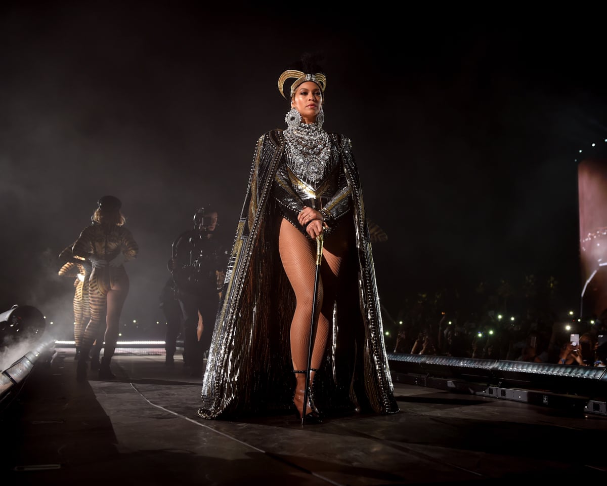 Beyoncé at Coachella in 2018.
