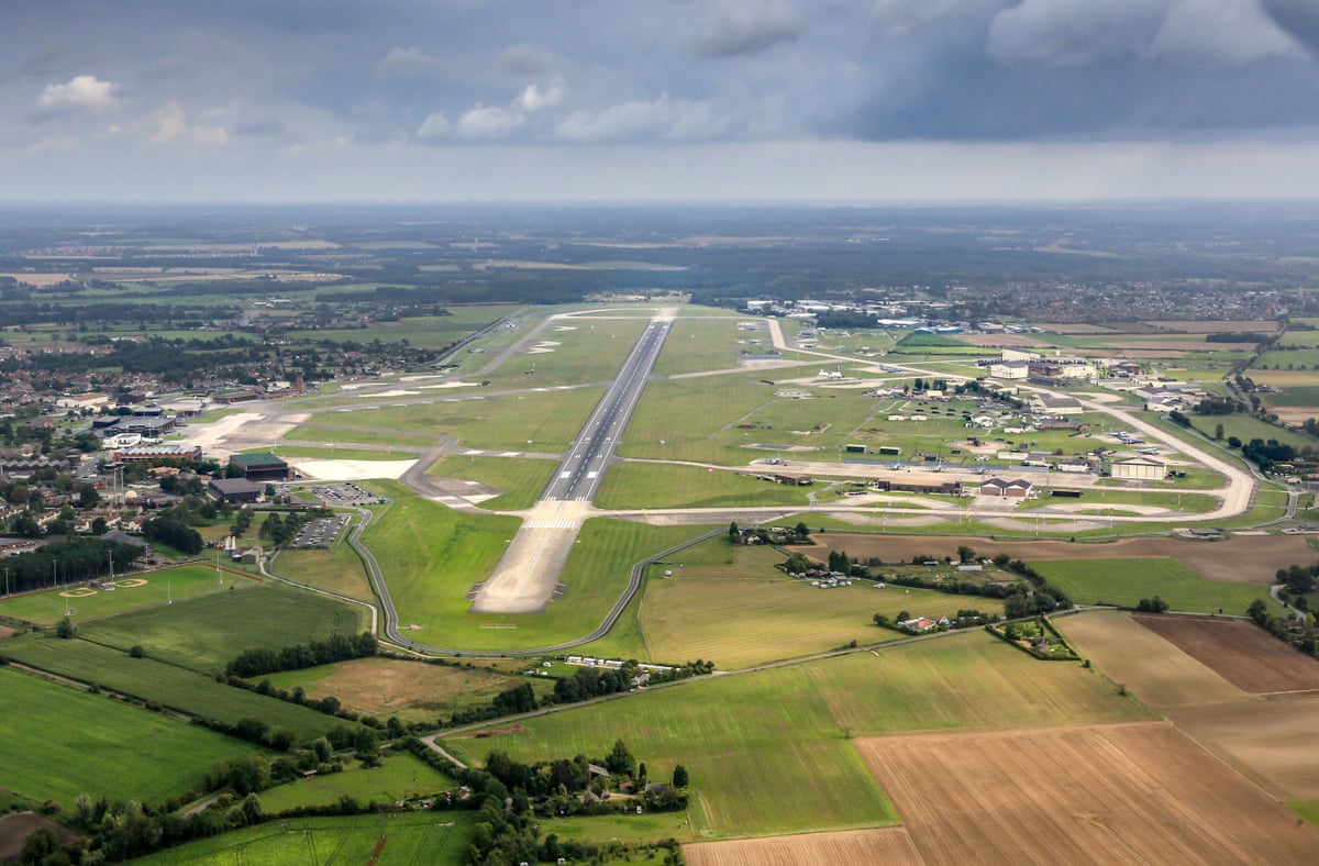 Aerial photograph of RAF Lakenheath.