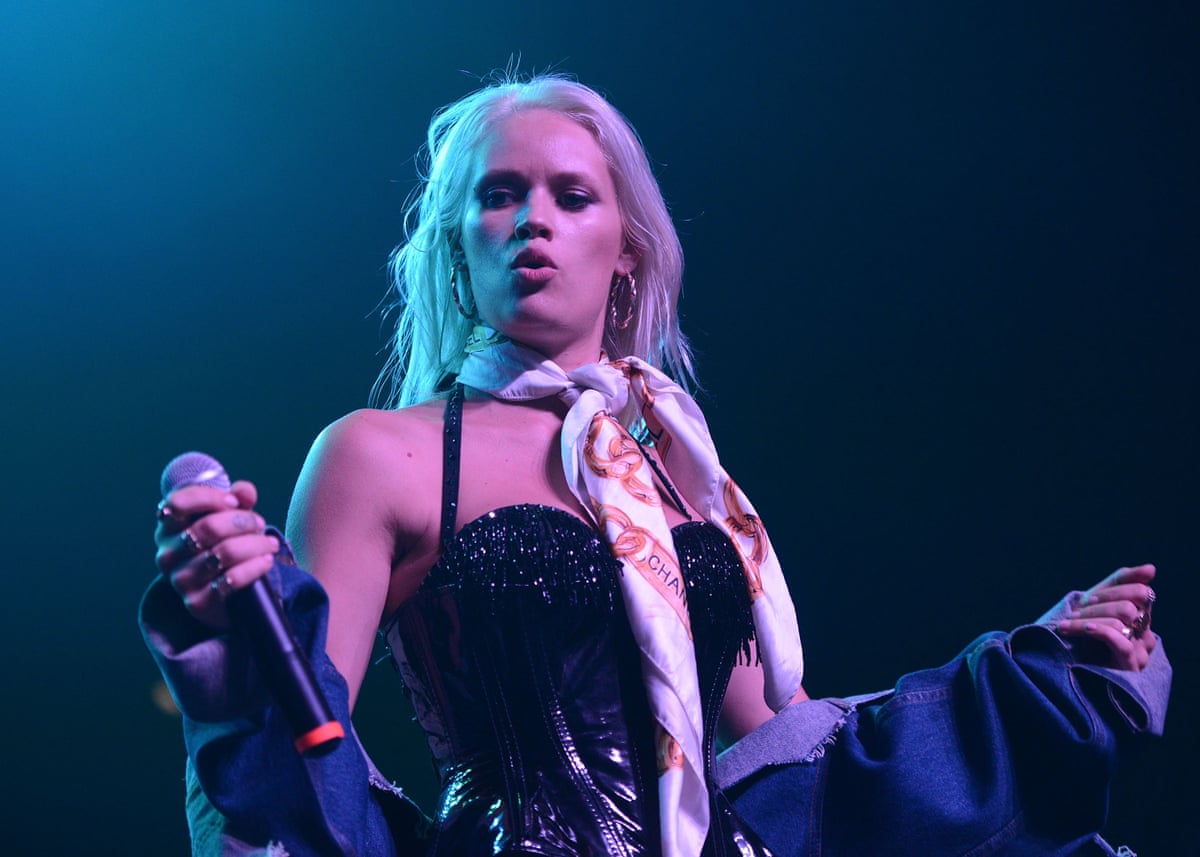 a woman singing