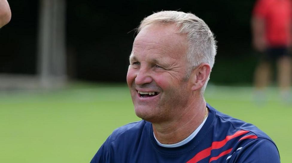 Ian Barton looks on during a game