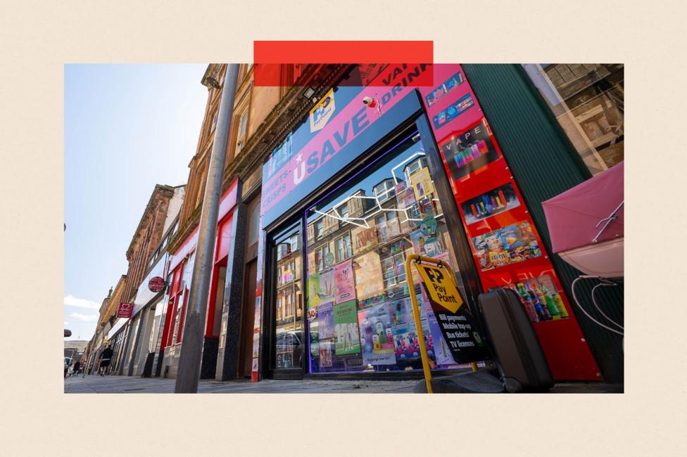 An exterior shot of a mini mart