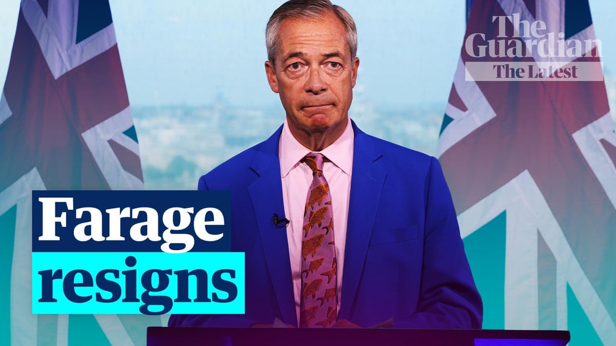 Nigel Farage resigns to stand in ‘people vs establishment’ byelection - The Latest