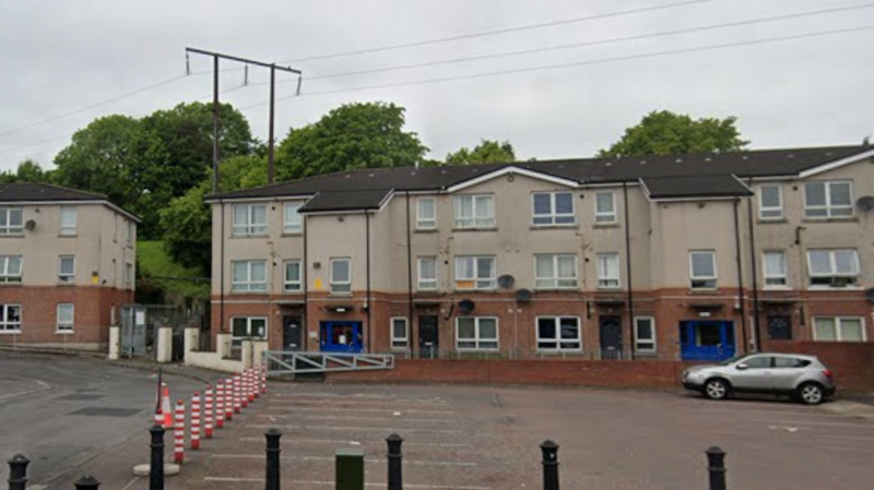 Flats in west Belfast