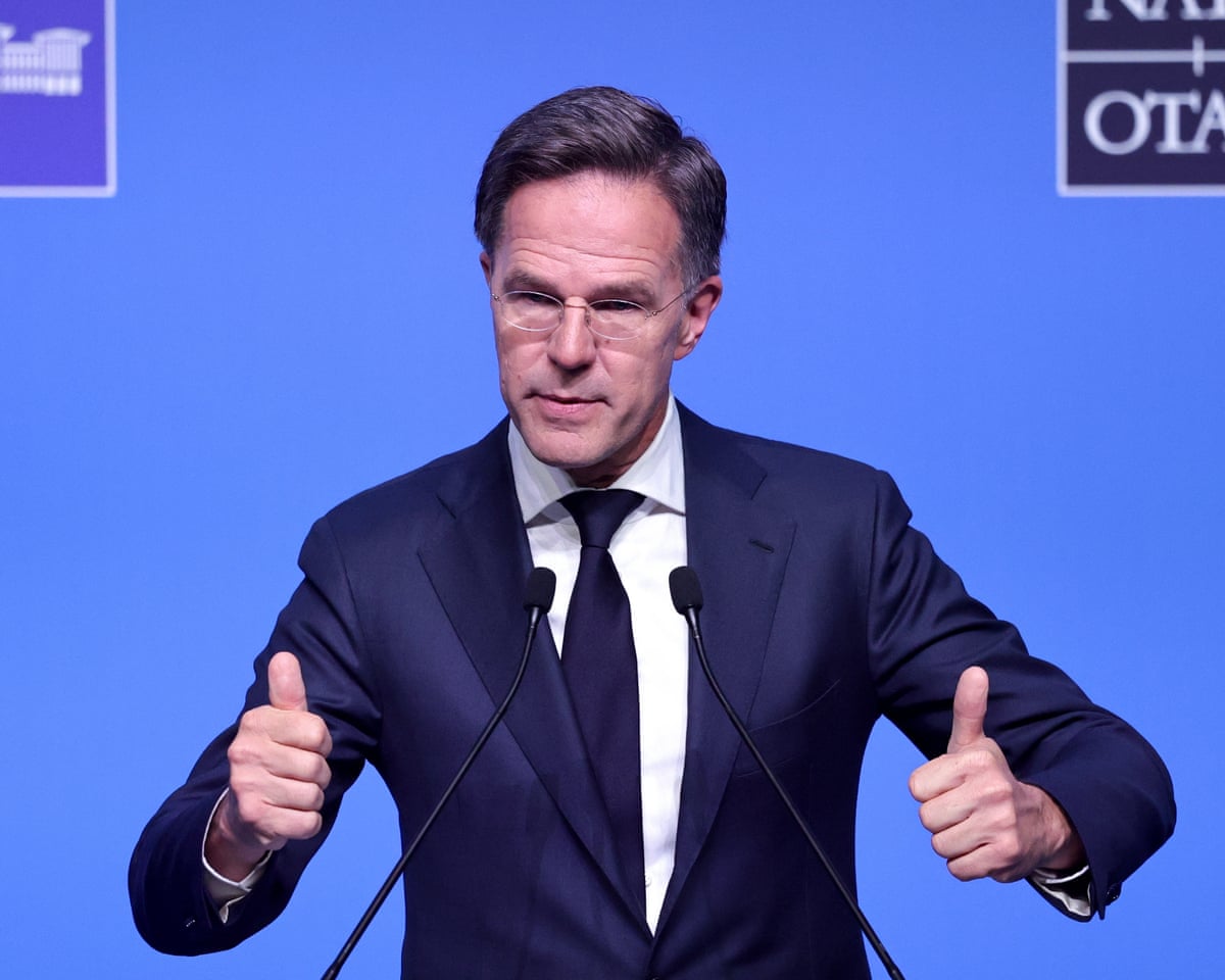 Nato secretary general Mark Rutte speaks during a press conference at the 2026 NATO Summit in Ankara, Turkey.
