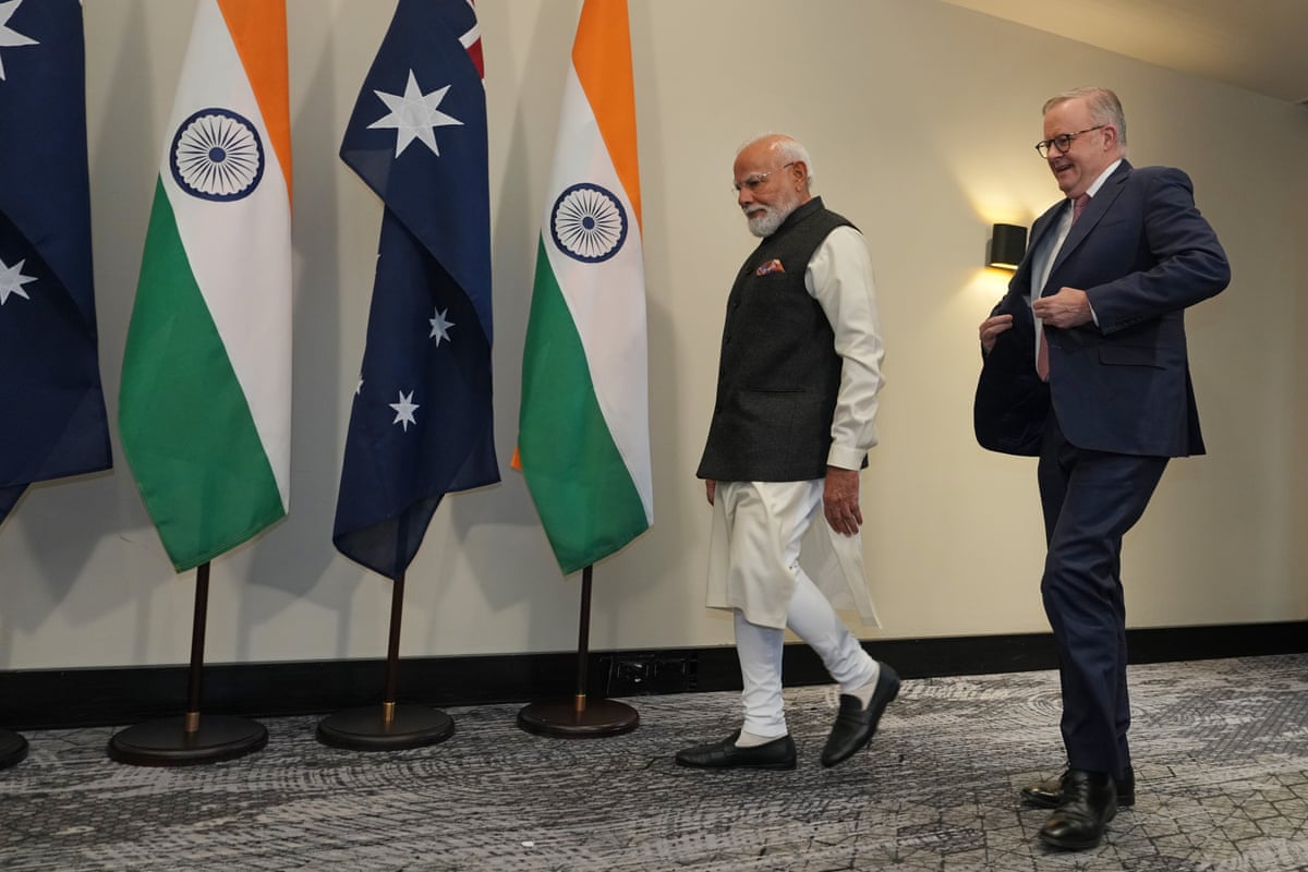 Modi and Albanese.