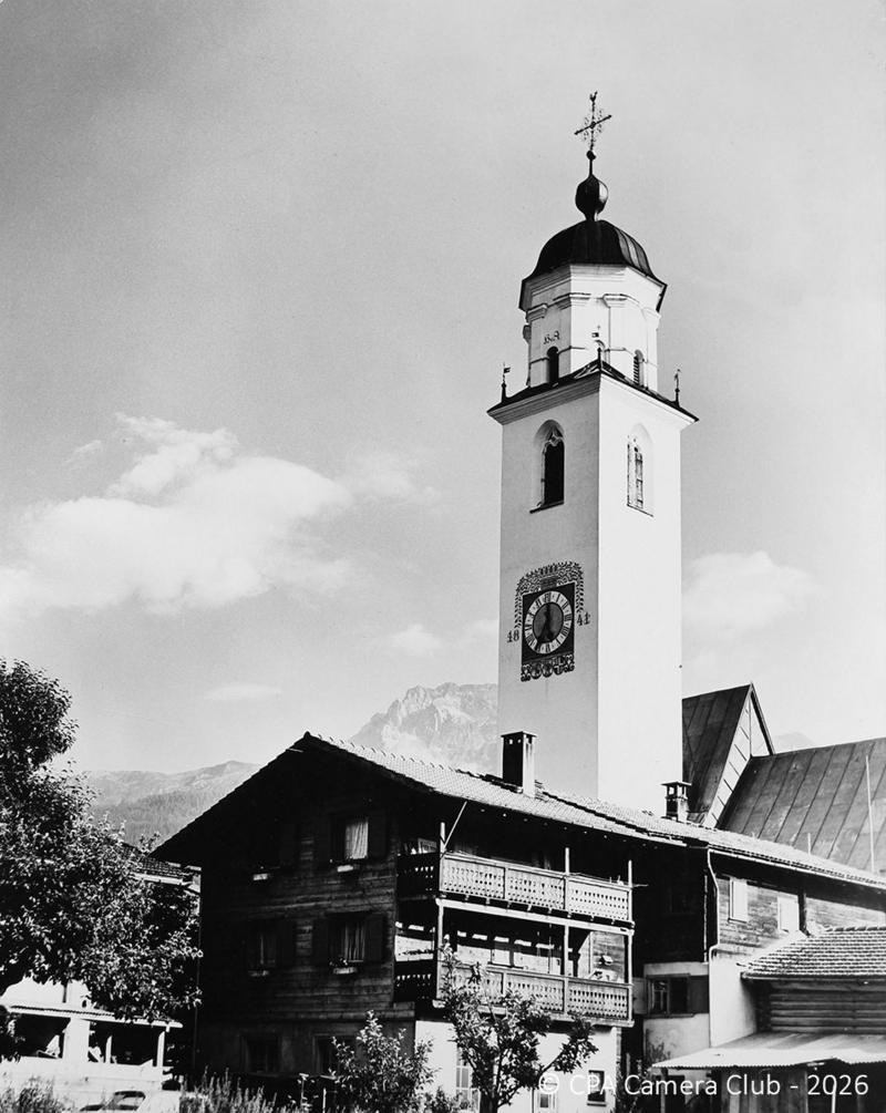 Church at Saas, Switzerland by Ladislav Moucka