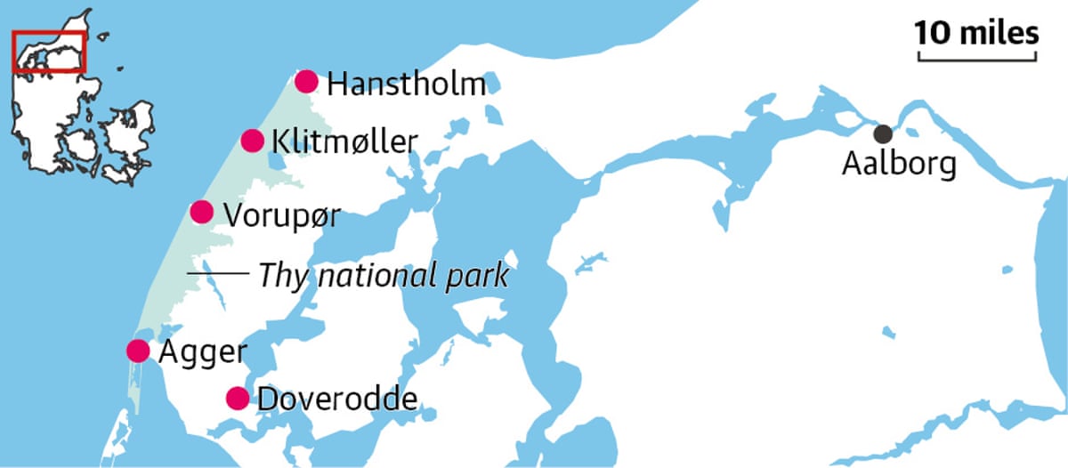 Denmark map