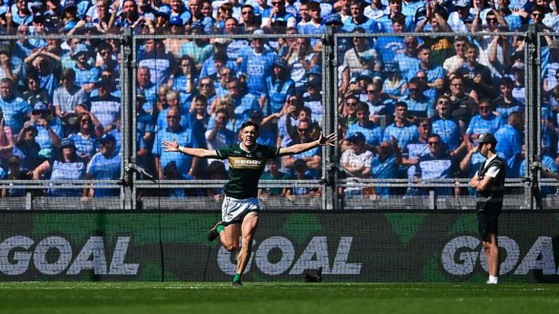 David Clifford celebrates his early goal