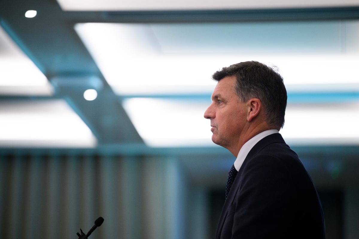 Opposition leader Angus Taylor