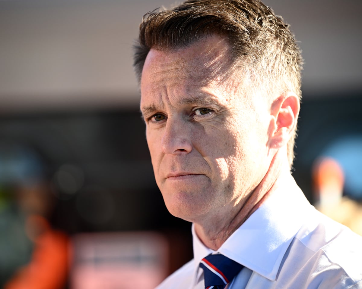 NSW premier Chris Minns speaks to reporters in Sydney on Tuesday