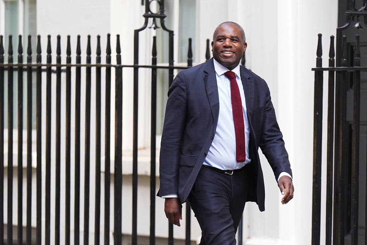 David Lammy, deputy PM and justice secretary.