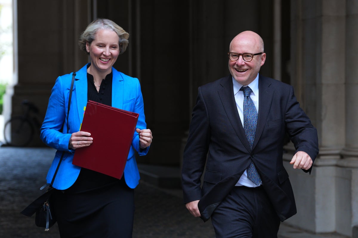 Emma Reynolds, environment secretary, and Lord Hermer, attorney general.