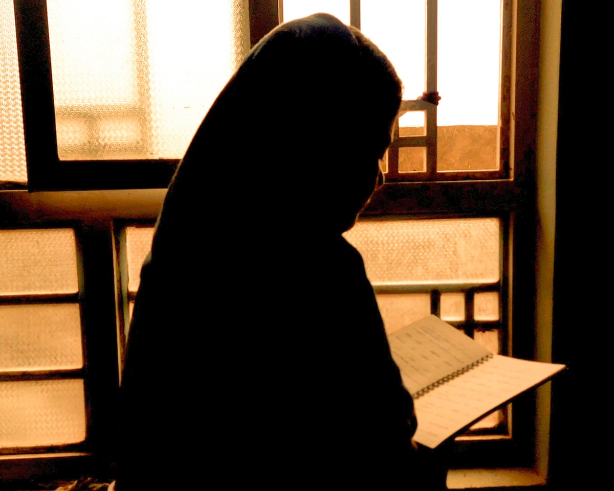 A young girl in Afghanistan.