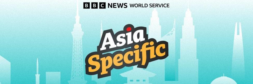 A banner displaying the logo of ' Asia Specific podcast