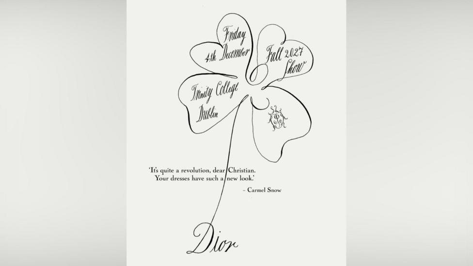 A Dior announcement