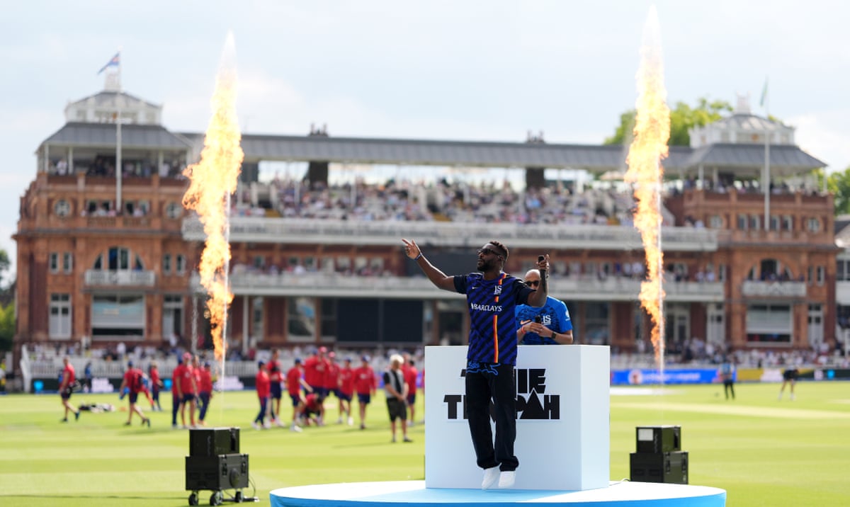 Tinie Tempah performs at Lord’s