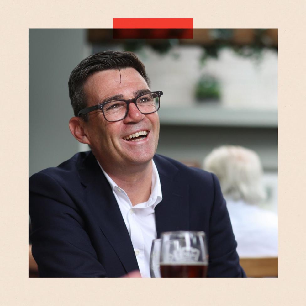 Prime Minister Andy Burnham visiting a pub