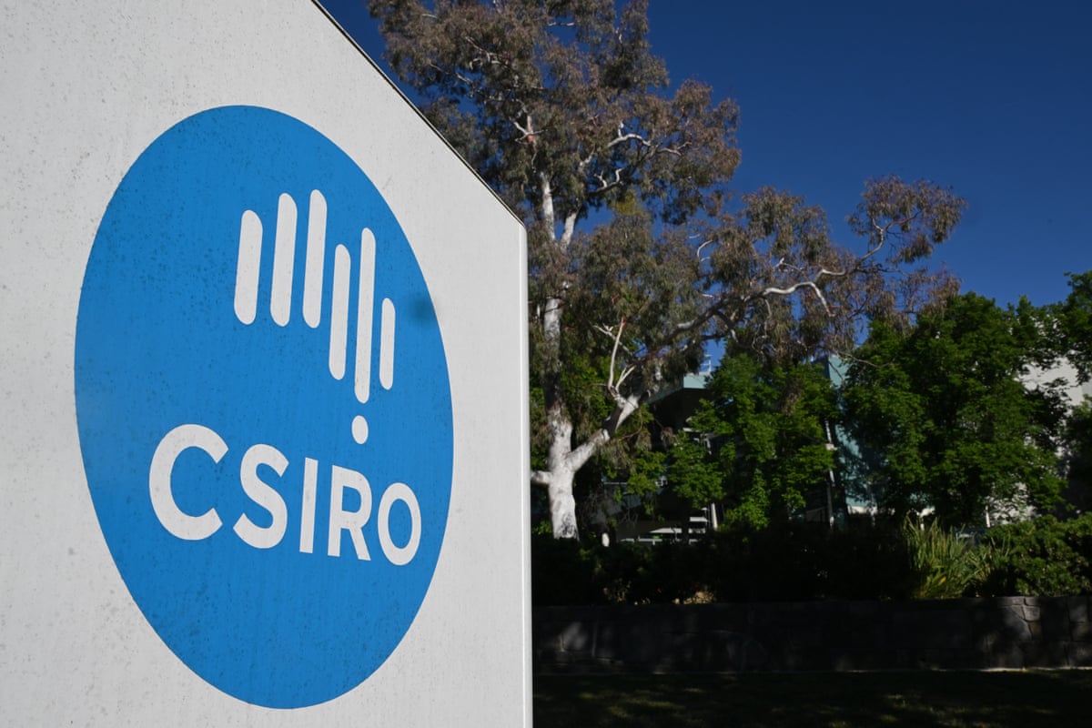 A blue sign for CSIRO