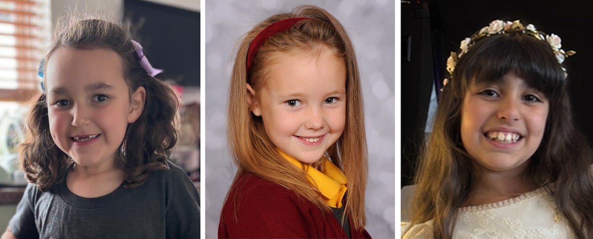 Left to right: headshots of Elsie Dot Stancombe, Bebe King, Alice da Silva Aguiar smiling