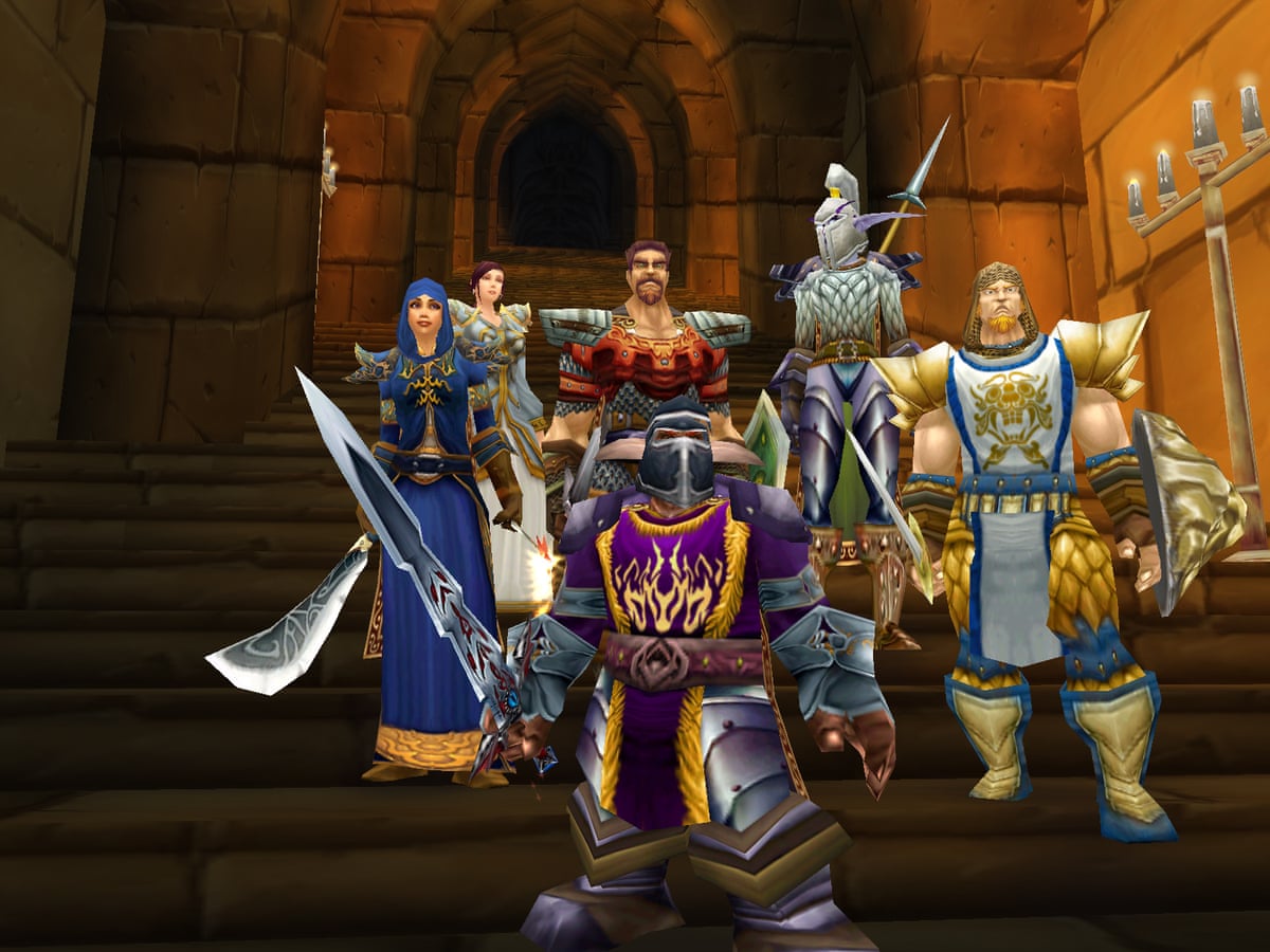 Characters from World of Warcraft, which has an online community of five million.