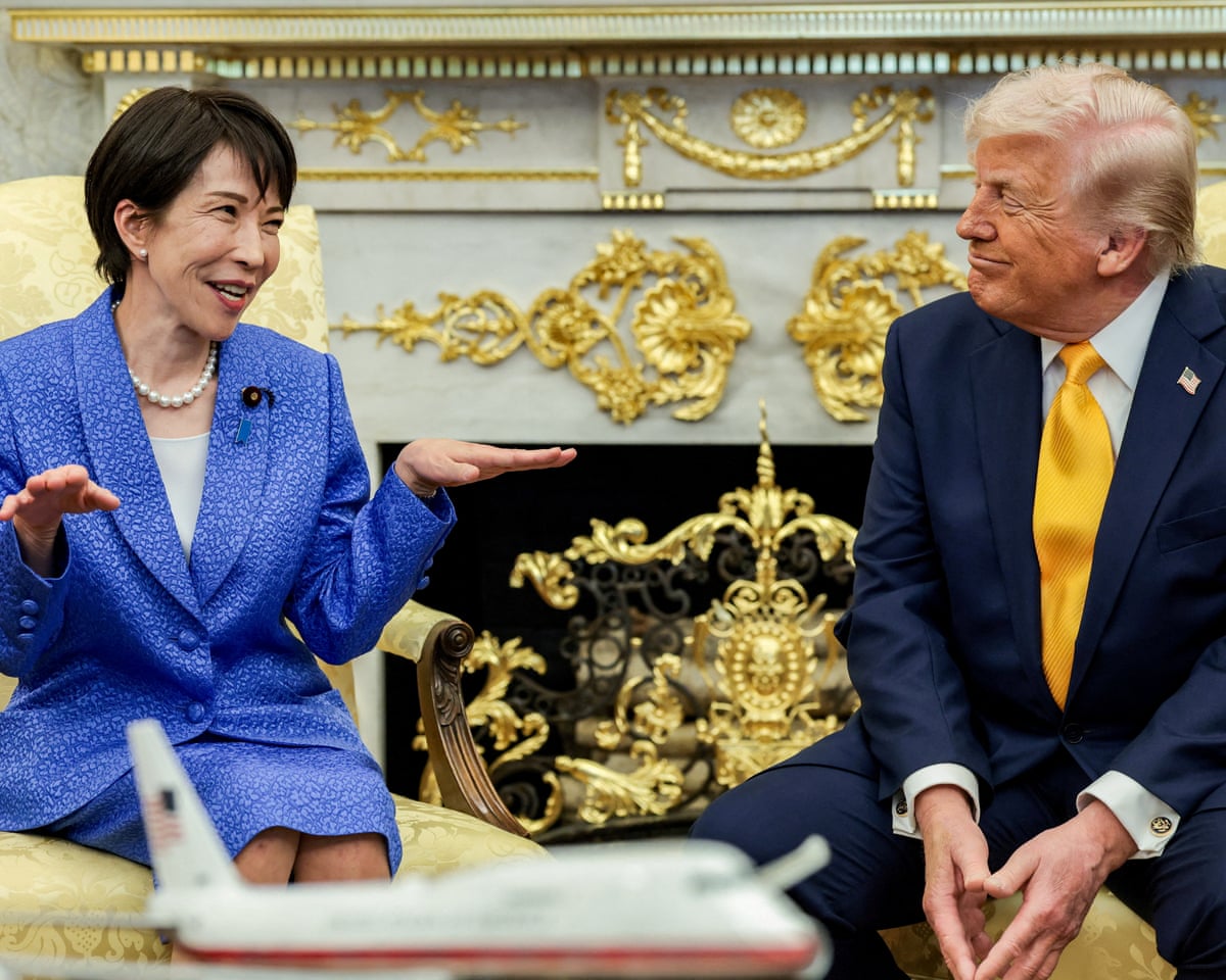 Japan’s prime minister Sanae Takaichi met Donald Trump in March
