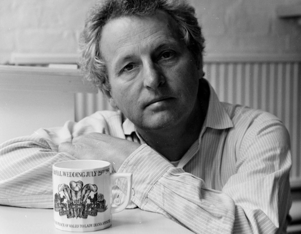 David Queensberry with the souvenir mug that he designed for the wedding of Prince Charles and Lady Diana Spencer in 1981.
