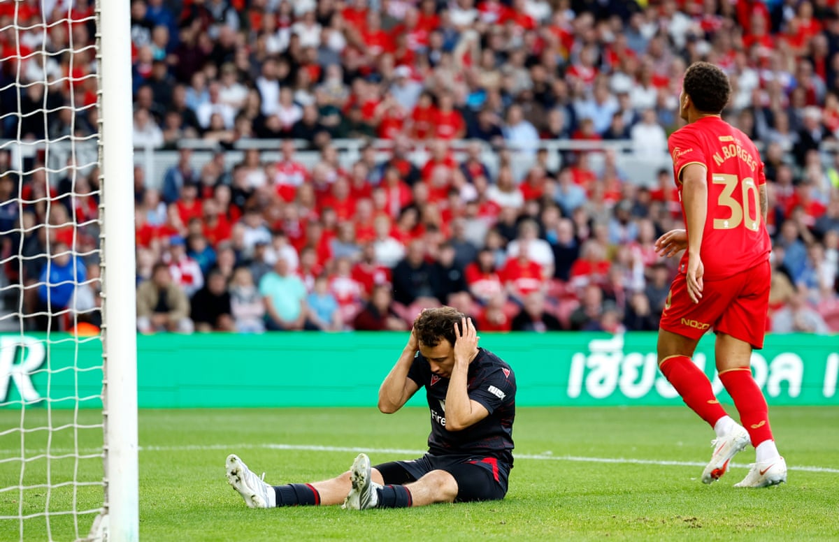 Wrexham's Oliver Rathbone reacts after being denied a chance to open the scoring.