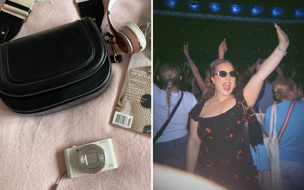 Lily Redman's camera and a picture taken with it.
