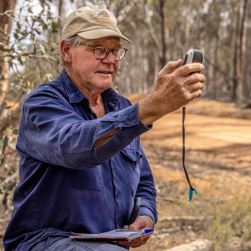 Dr Tony Friend in the field