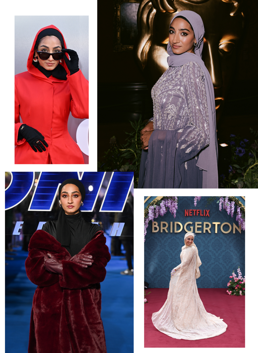 Zainab Jiwa attends the European Premiere of 20th Century Studios' 'The Devil Wears Prada 2, Nominees' Party for the EE BAFTA Film Awards , Bridgerton Season 3 and Sonic The Hedgehog 3