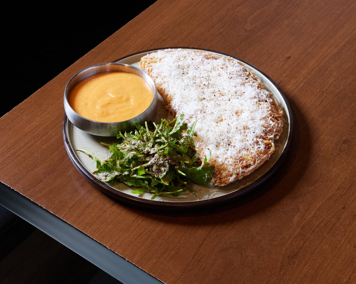 Cheese potato pancake, Bullgogi, Manchester.