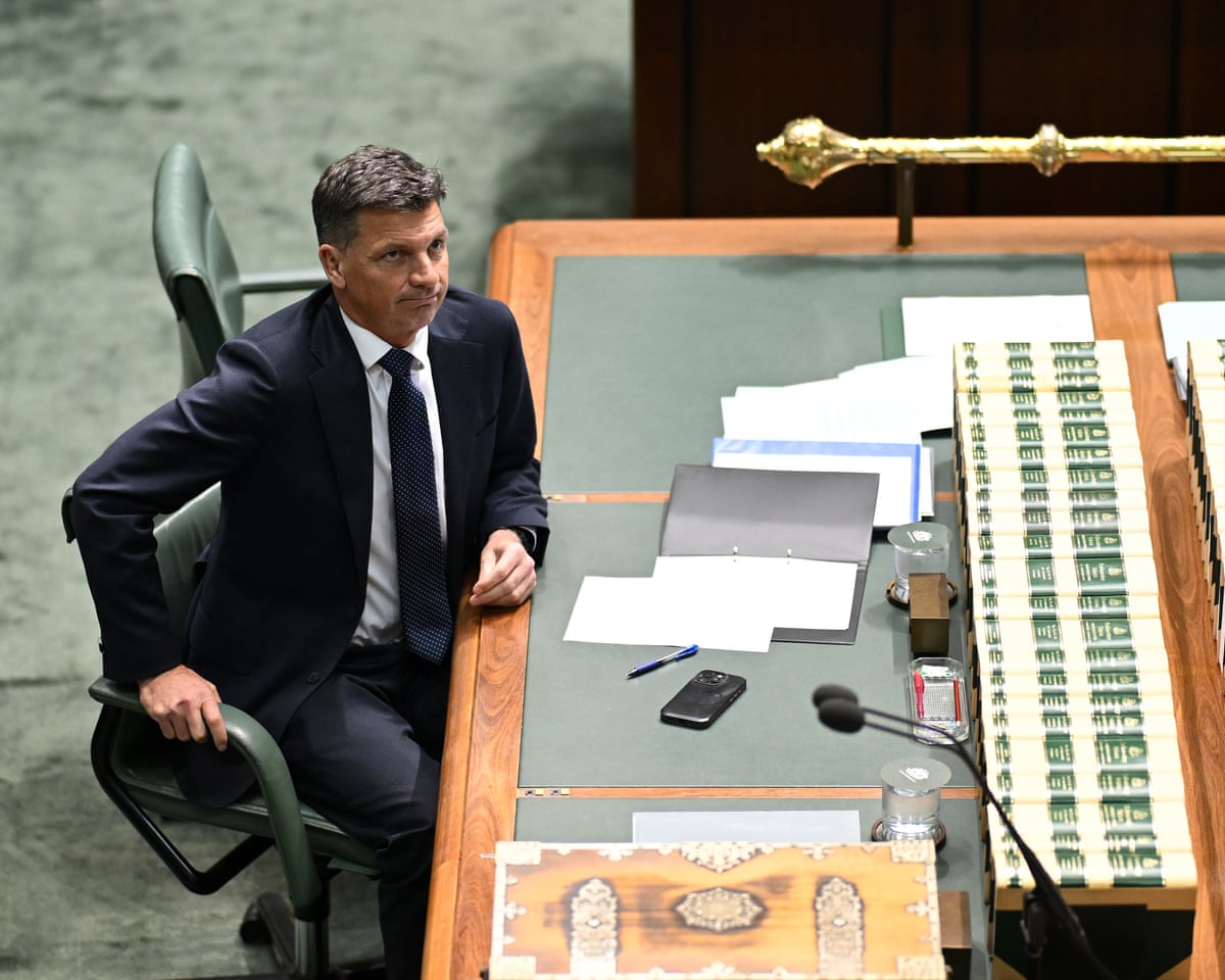 Angus Taylor in parliament