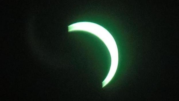 Sun blocked by the moon